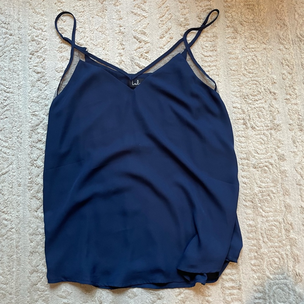 Lulus blue tank top!